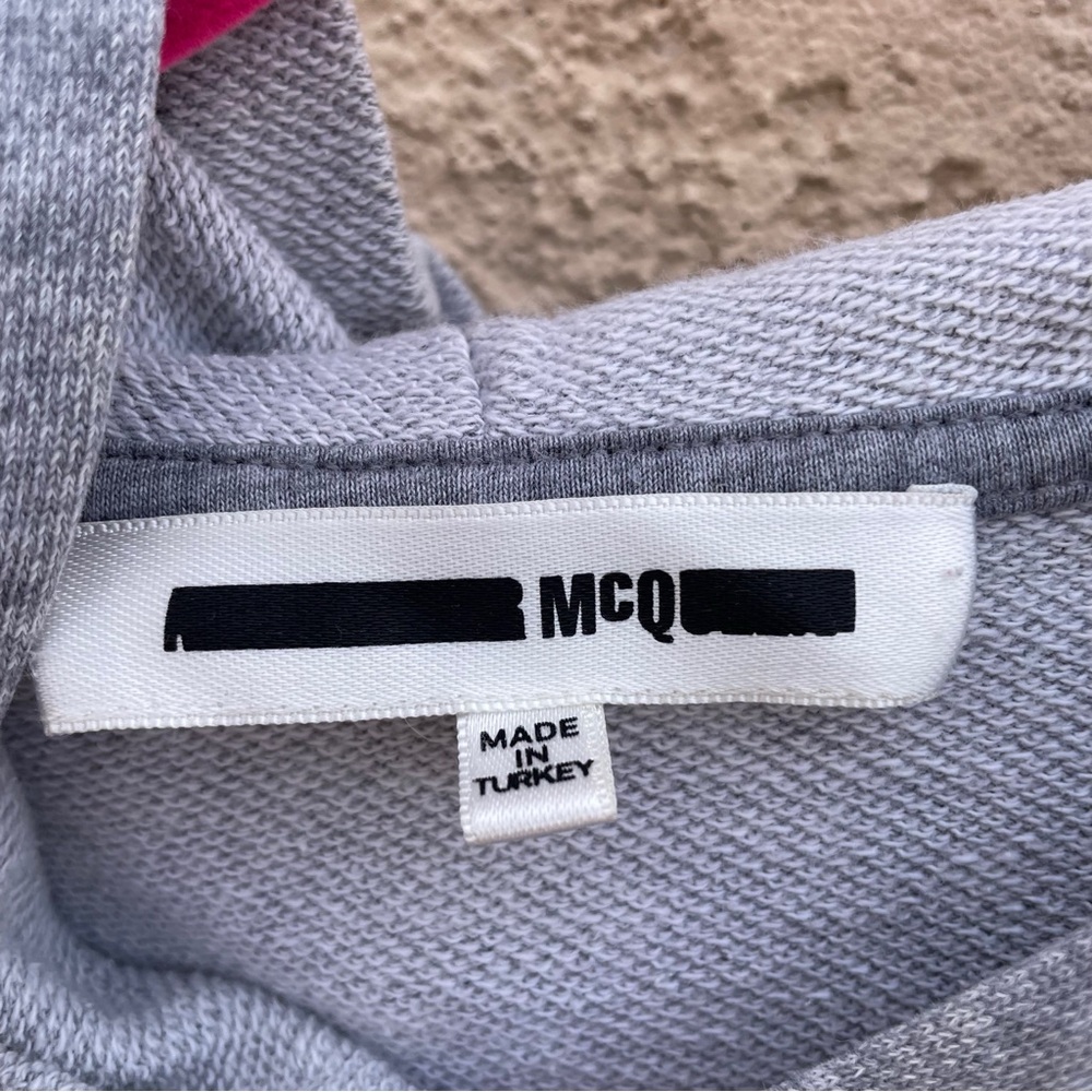 Mcq By Alexander Mcqueen Raw Edge Patchwork Hoodi… - image 8